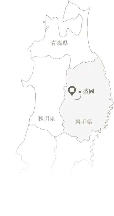 東北地方の地図